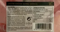Jamón cocido ibérico extra