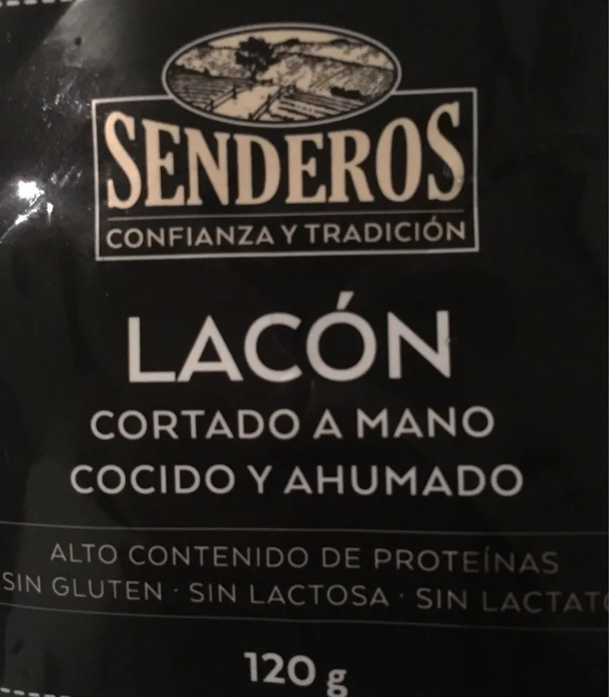 Lacón cortado a mano cocido y ahumado