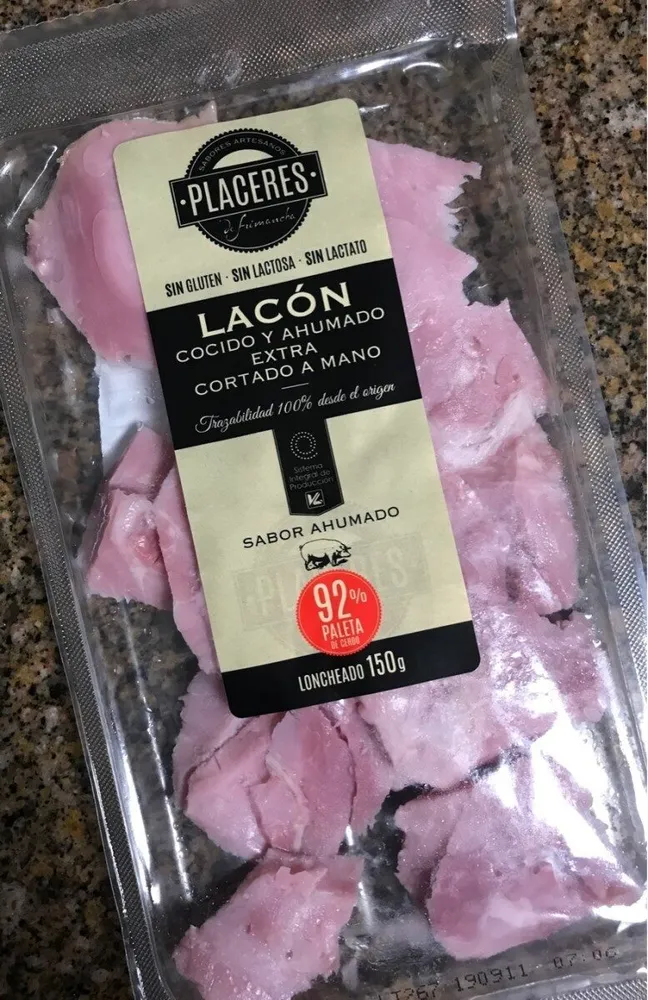 Lacón cocido y ahumado extra