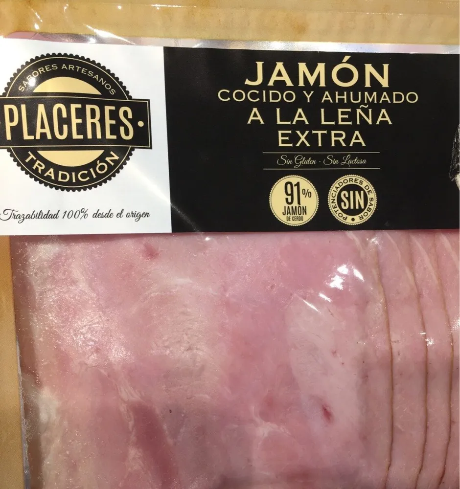 Jamon cocido y ahumado a la leña extra