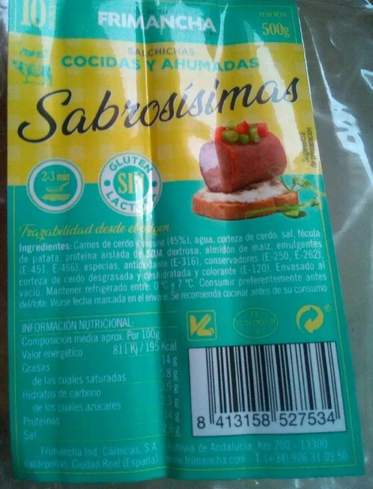 Salchichas Sabrosísimas