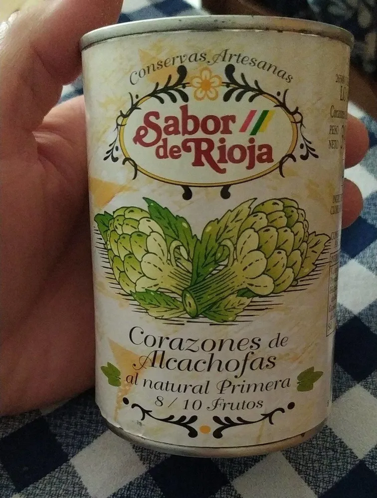 Alcachofas corazones al natural