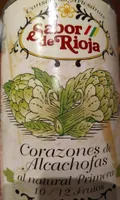 Corazones de alcachofas al natural primera 10 / 12 frutos