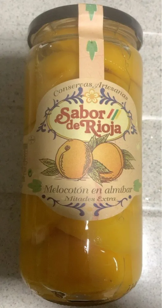 Melocotón en almíbar