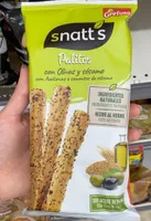 Snatts palitos con olivas y sésamo