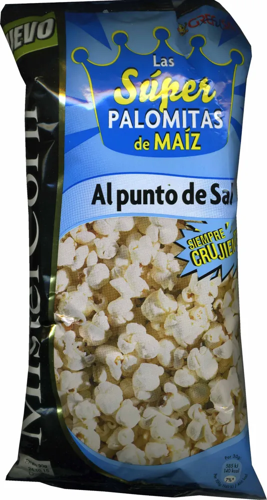 Mister Corn palomitas al punto de sal bolsa 90 g