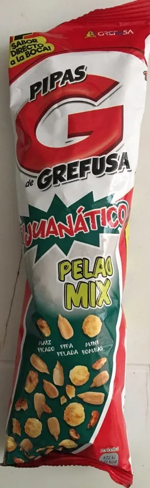 Pipas G tijuánatico pelao mix envase 90 g