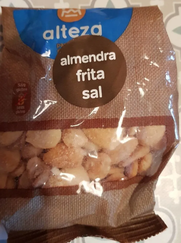 Almendra frita sal