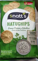 Snatt's Natuchips Crema fresca y cebollino