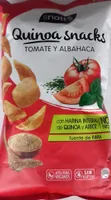 Quinoa snacks tomate y albahaca