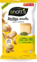 Lentejas snacks queso y especias