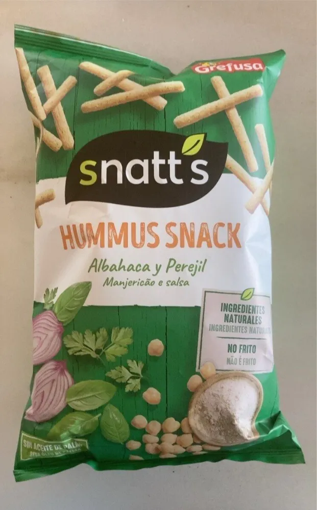 Hummus Snacks Albahaca y Perejil