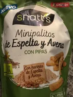 Minipalitos de espelta y avena con pipas