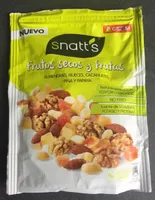 Snatt's almendras, nueces, cacahuetes, piña y papaya