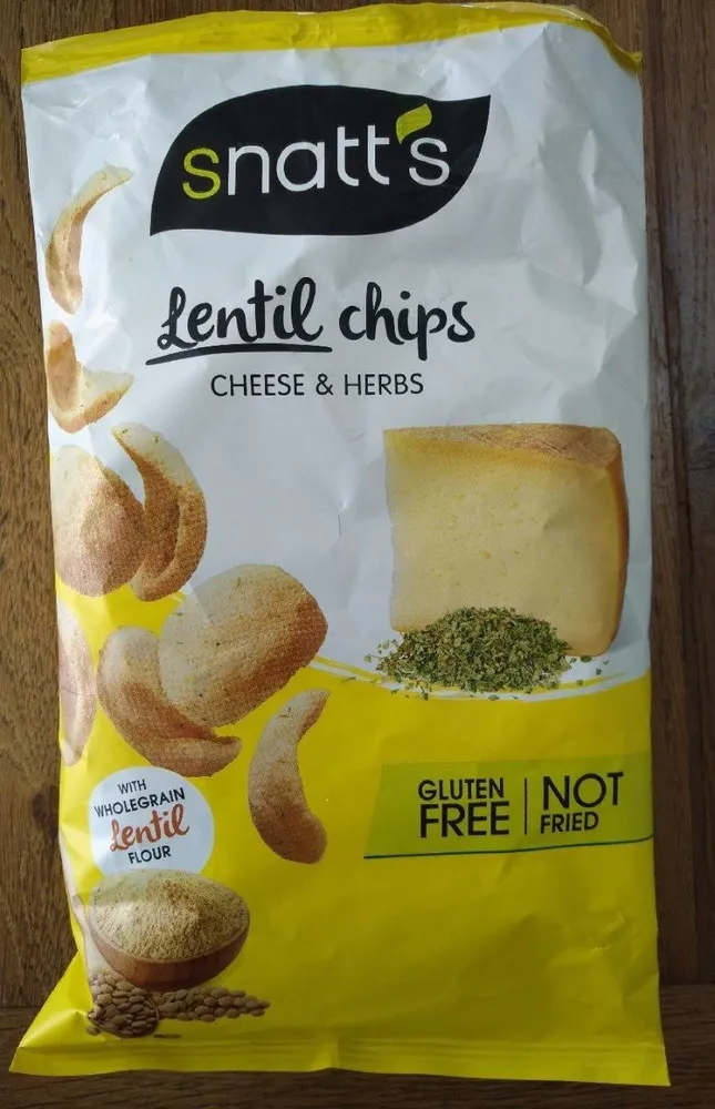 Lentil Chips - Cheese & Herbs