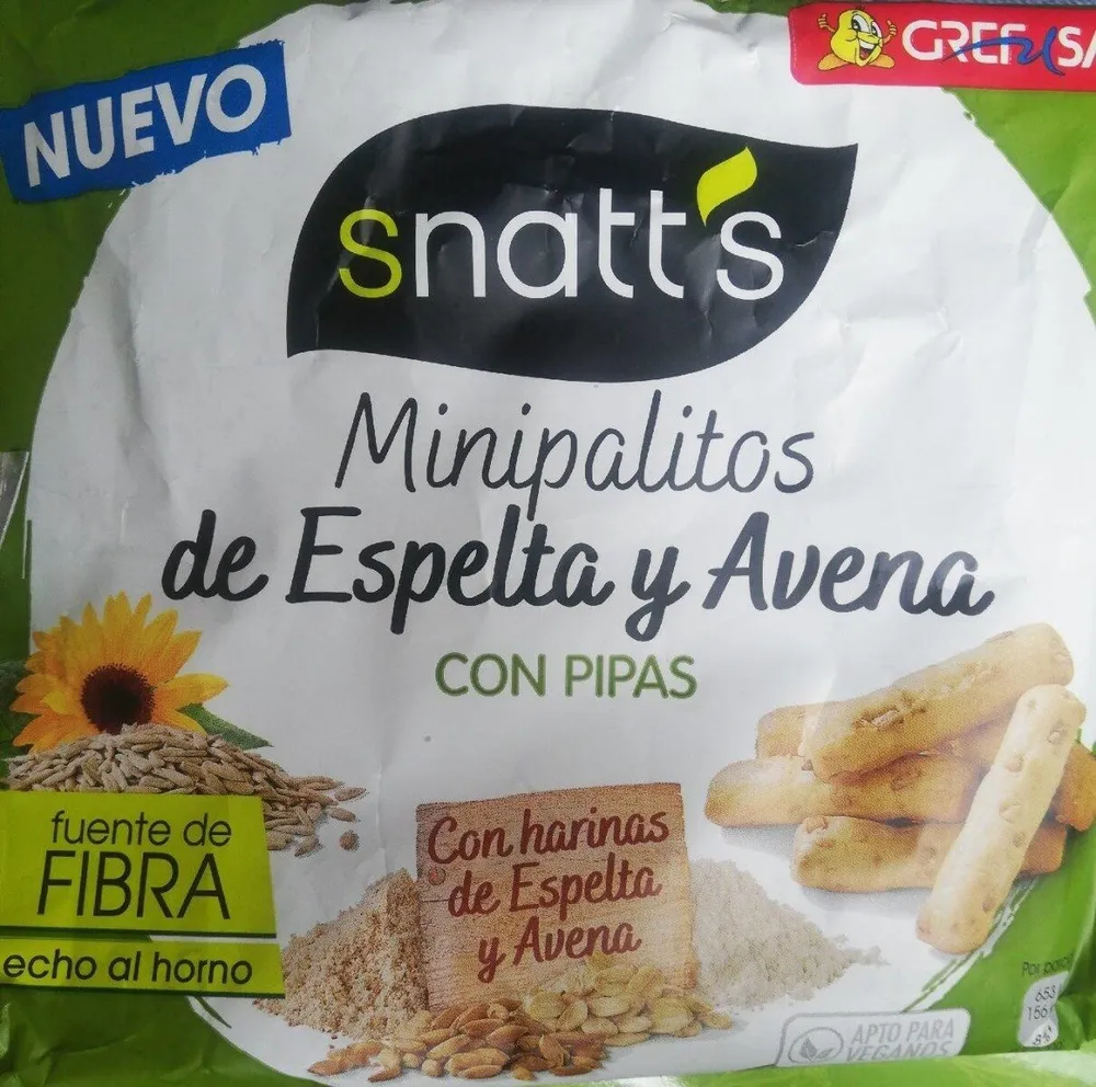 Minipalitos de espelta y avena