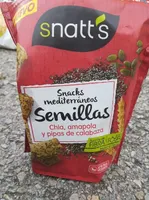 Snatt's snacks méditerráneos con semillas
