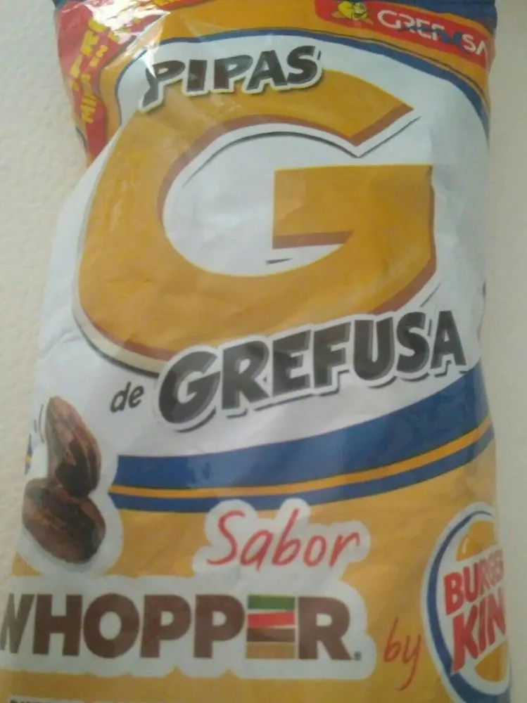 Pipas grefusa sabor whopper