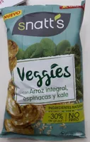 Snatt's veggies con arroz integral, espinacas y kale