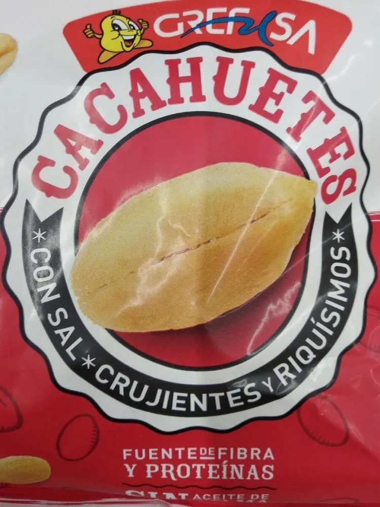 Cacahuetes crujientes con sal bolsa 180 g