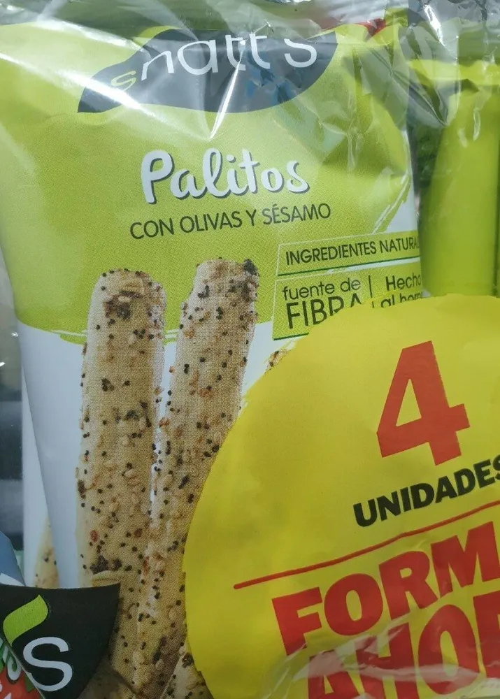 palitos con olivas y sesamo