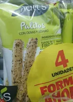 palitos con olivas y sesamo