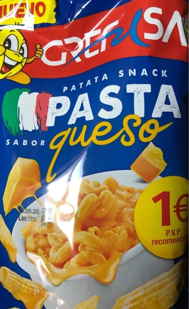 Pasta Snack Queso Grefusa