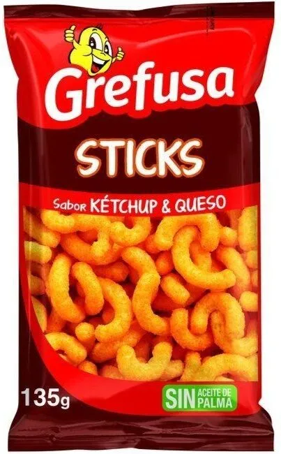 Sticks ketchup y queso