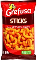 Sticks ketchup y queso