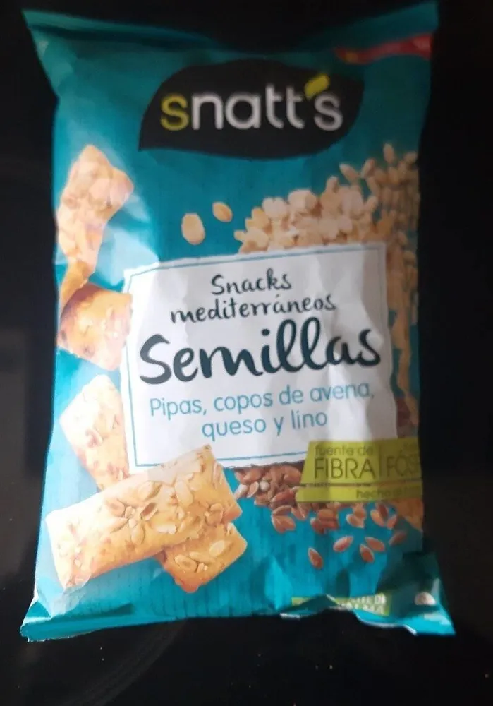Semillas Pipas, copos de avena, queso y lino