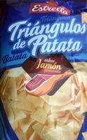 Triangulos de patata sabor jamón