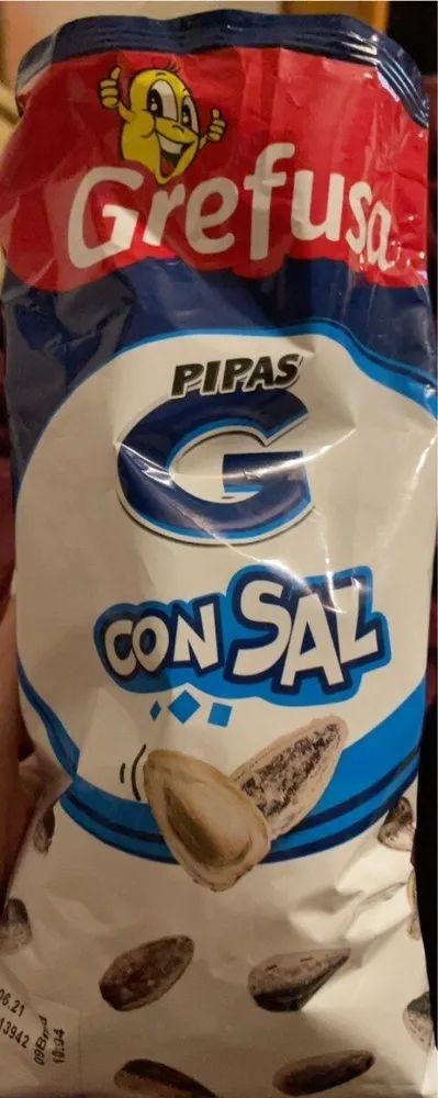 Pipas con sal