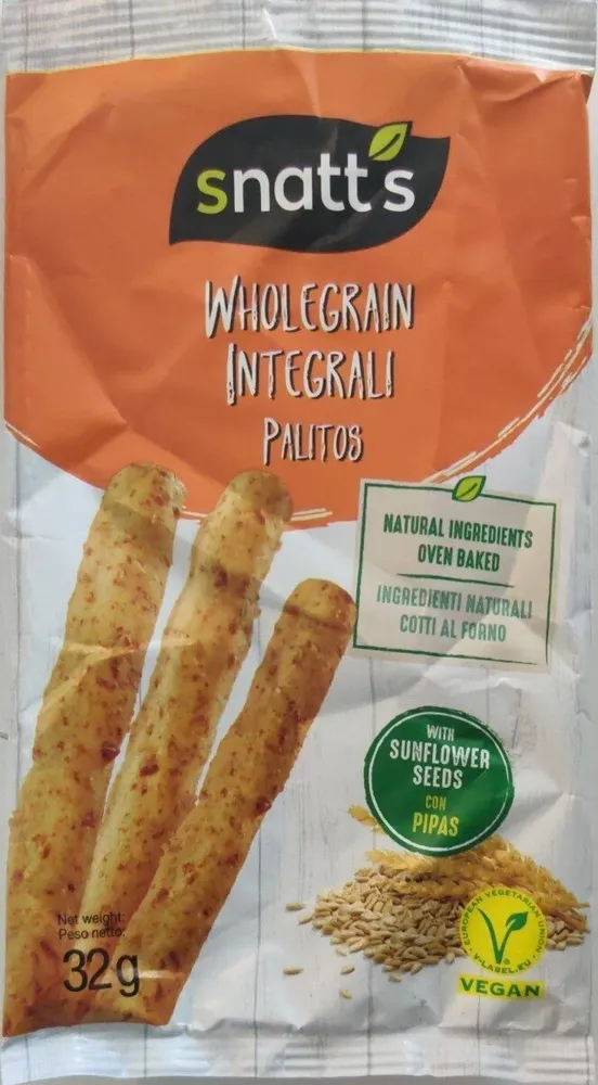 Bastoncini di pane integrale con semi di girasole