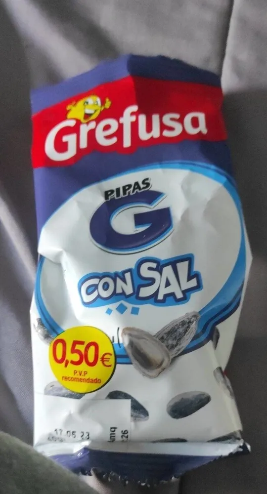 Pipas con sal