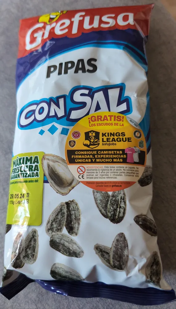 Pipas con sal - Grefusa