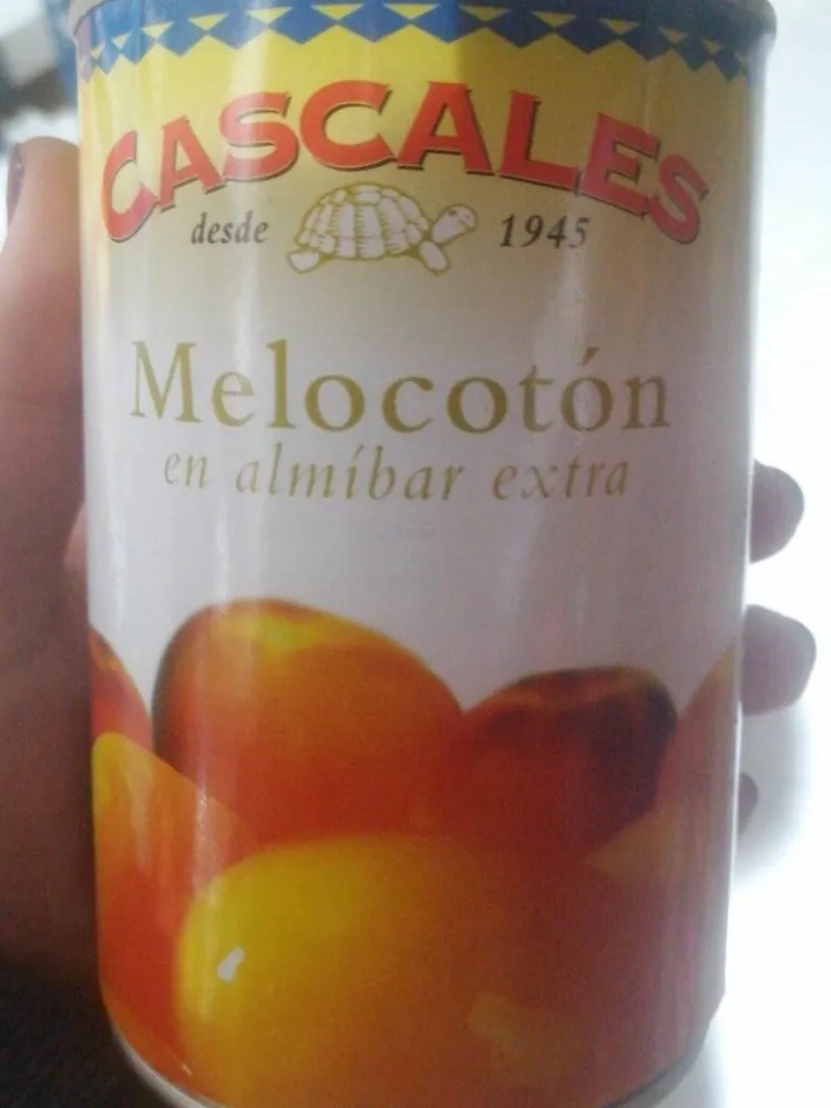 Melocoton en almibar