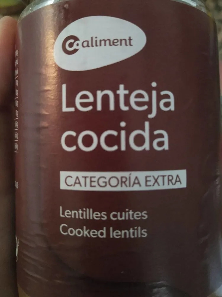 Lenteja cocida