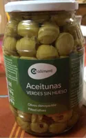 Aceitunas verdes sin hueso