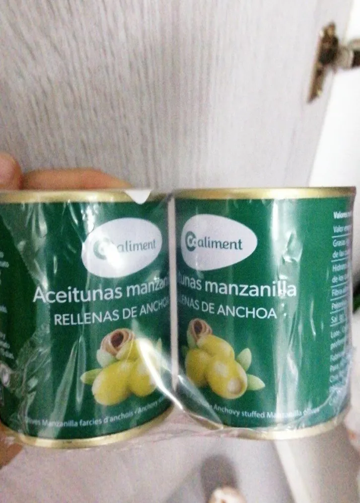 Aceitunas manzanilla rellena de anchoa
