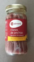 Filetes de anchoa en aceite de girasol