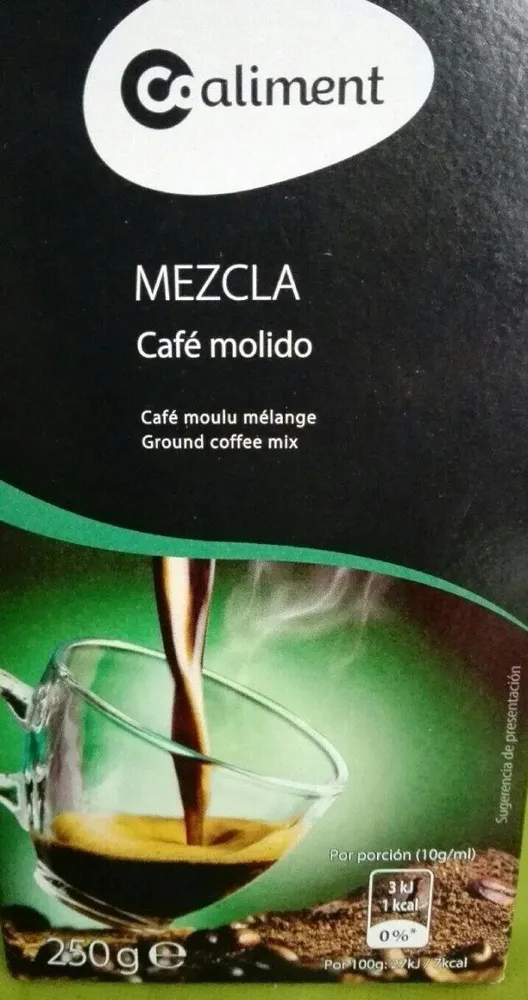 Café molido mezcla
