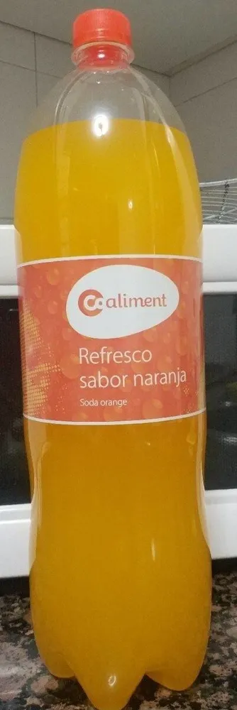 Refresco sabor naranja