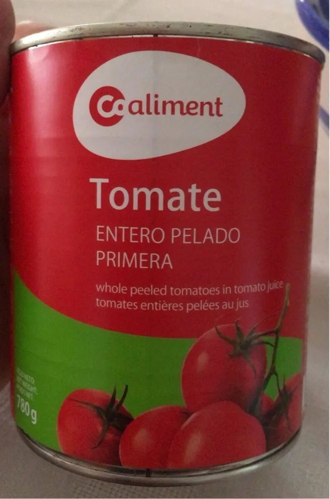 Tomate entero pelado primera
