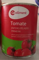 Tomate entero pelado primera