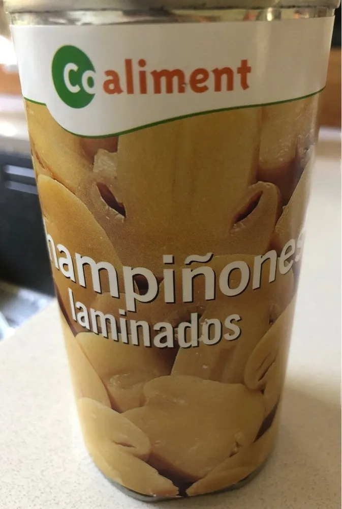 Champiñones laminados