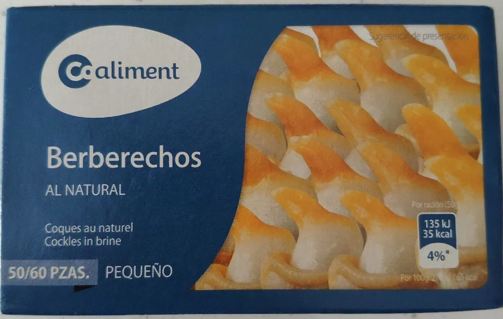 Berberechos al natural
