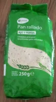 Pan rallado ajo y perejil