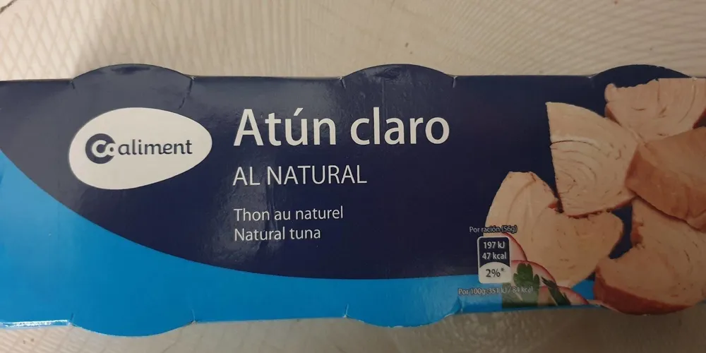 Atún claro al natural