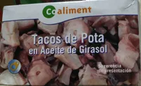 Tacos de pota al aceité de girasol