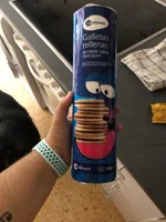 Galletas rellenas de crema sabor chocolate